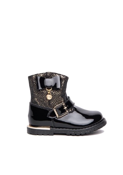 NEROGIARDINI Stivaletto Baby fiocco