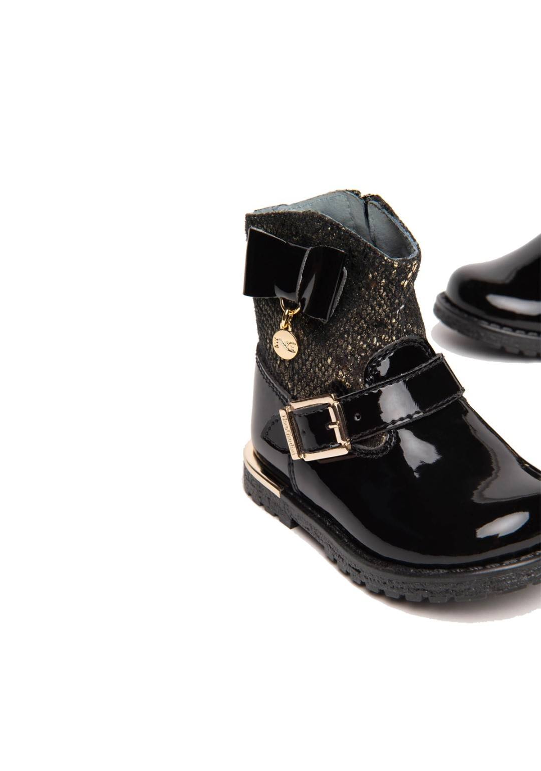 NEROGIARDINI Stivaletto Baby fiocco