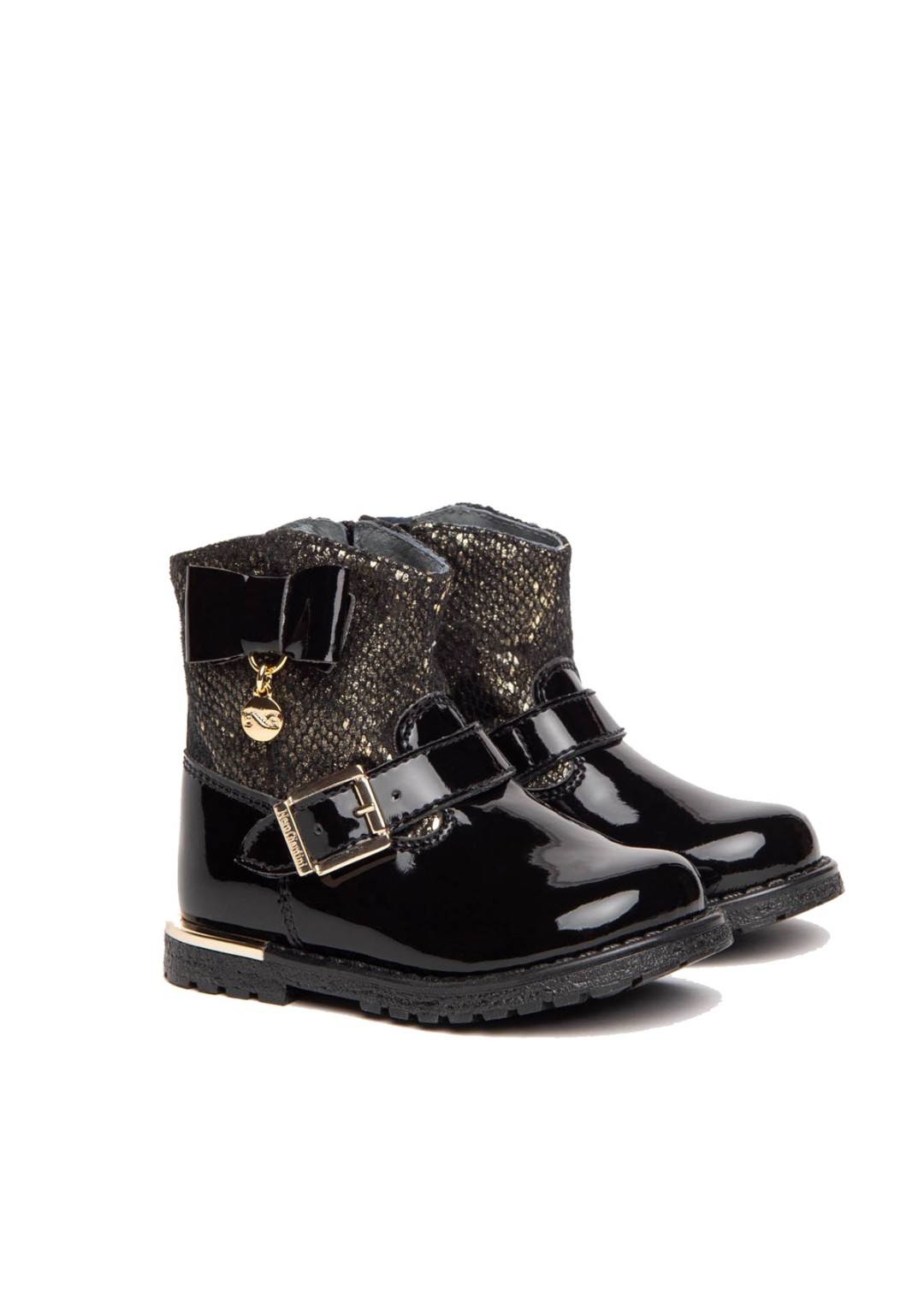 NEROGIARDINI Stivaletto Baby fiocco