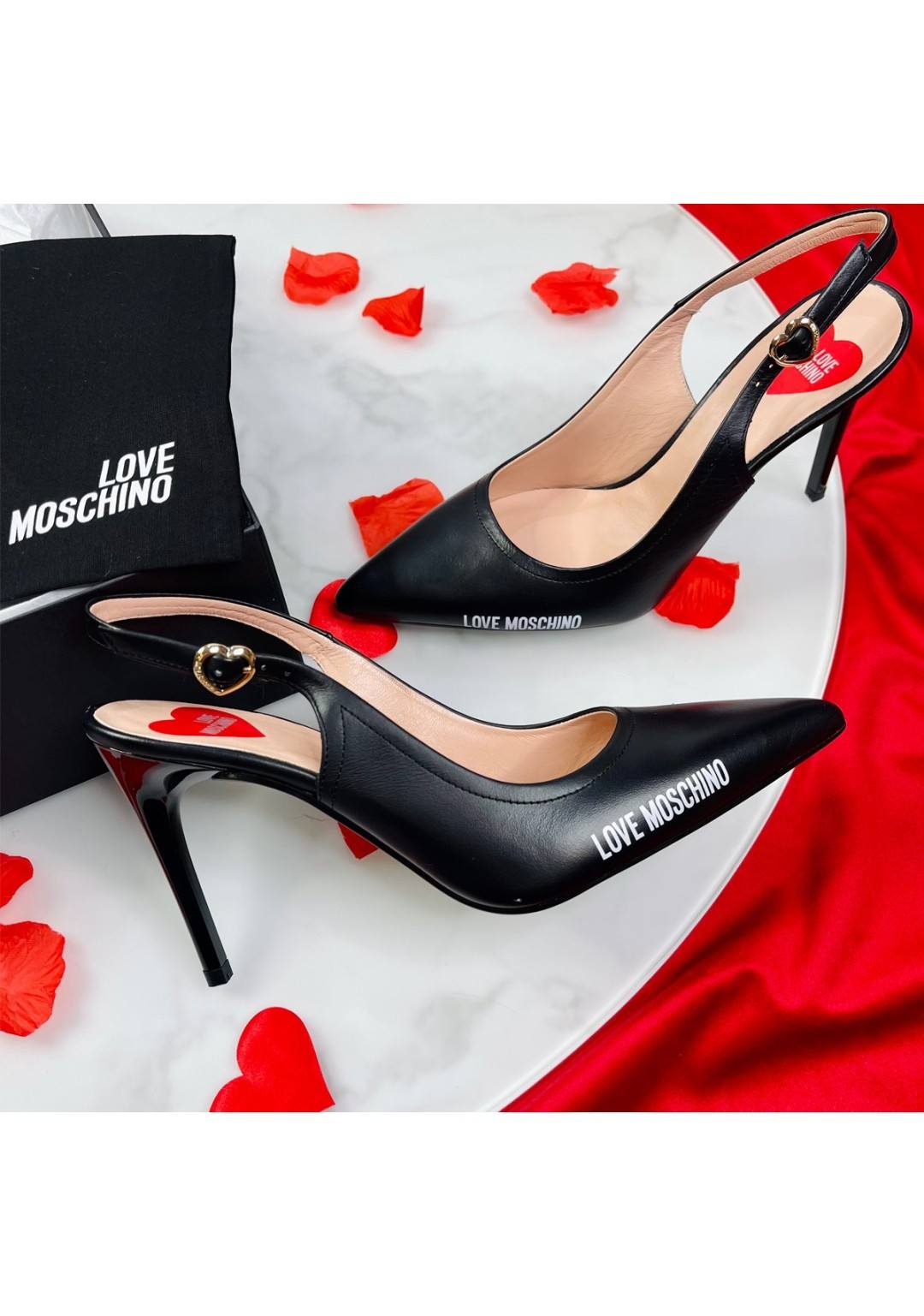 LOVE MOSCHINO Décolleté in pelle Donna