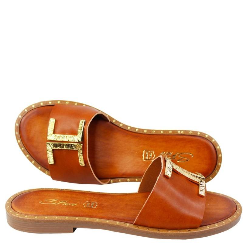S.PIERO Ciabatta in pelle...