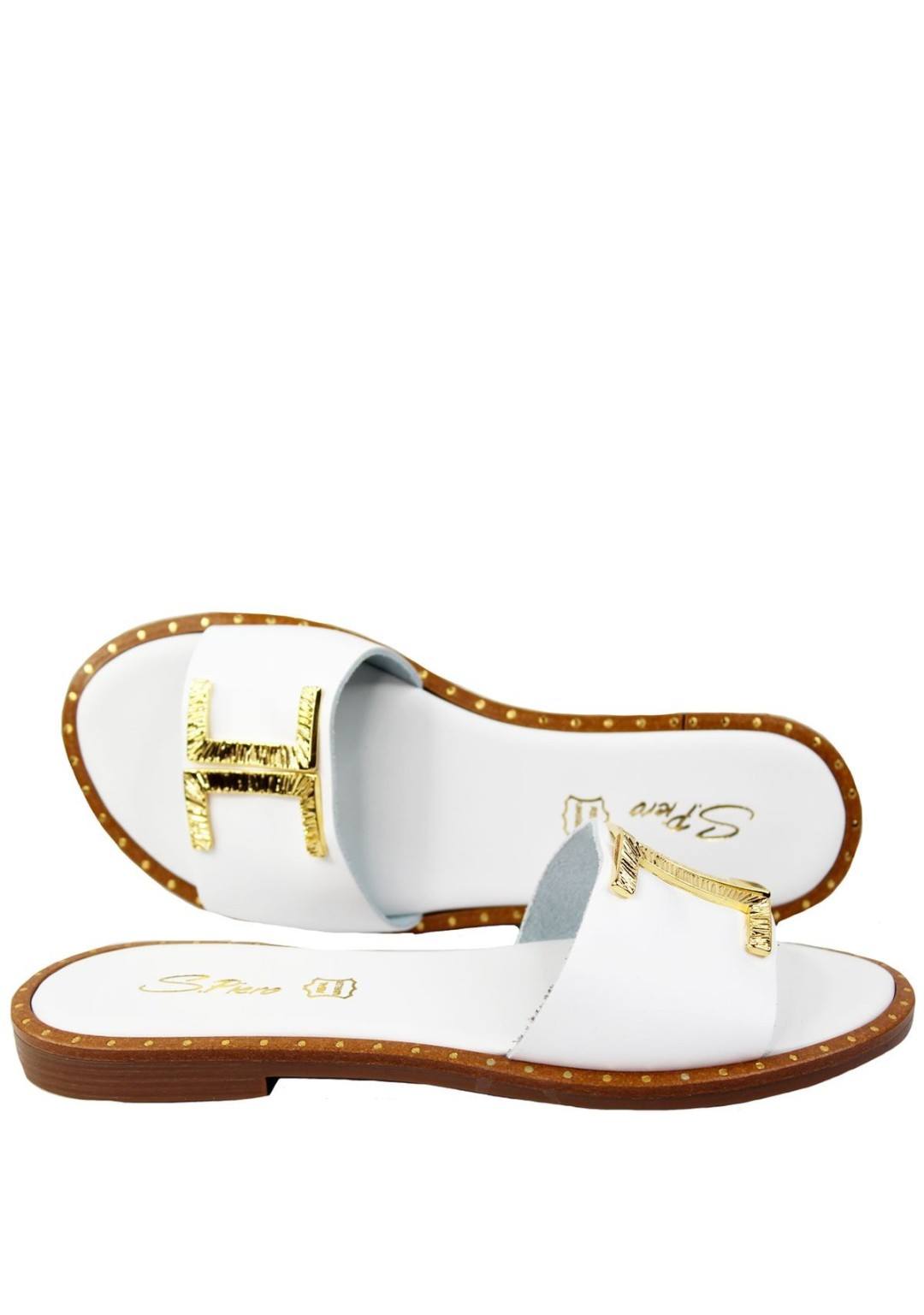 S.PIERO Ciabatta in pelle Donna