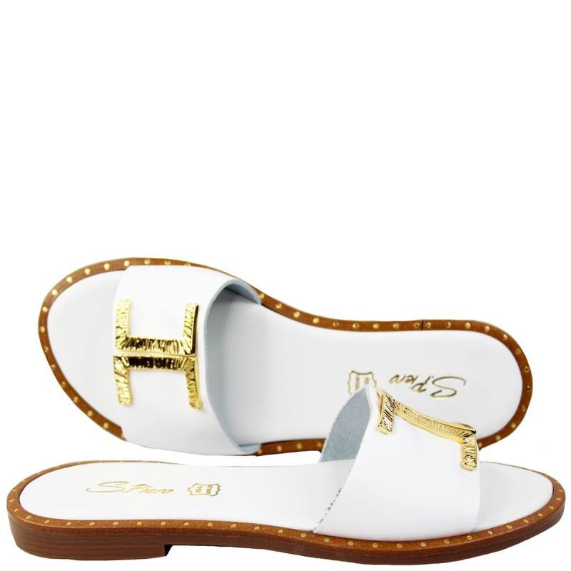 S.PIERO Ciabatta in pelle...
