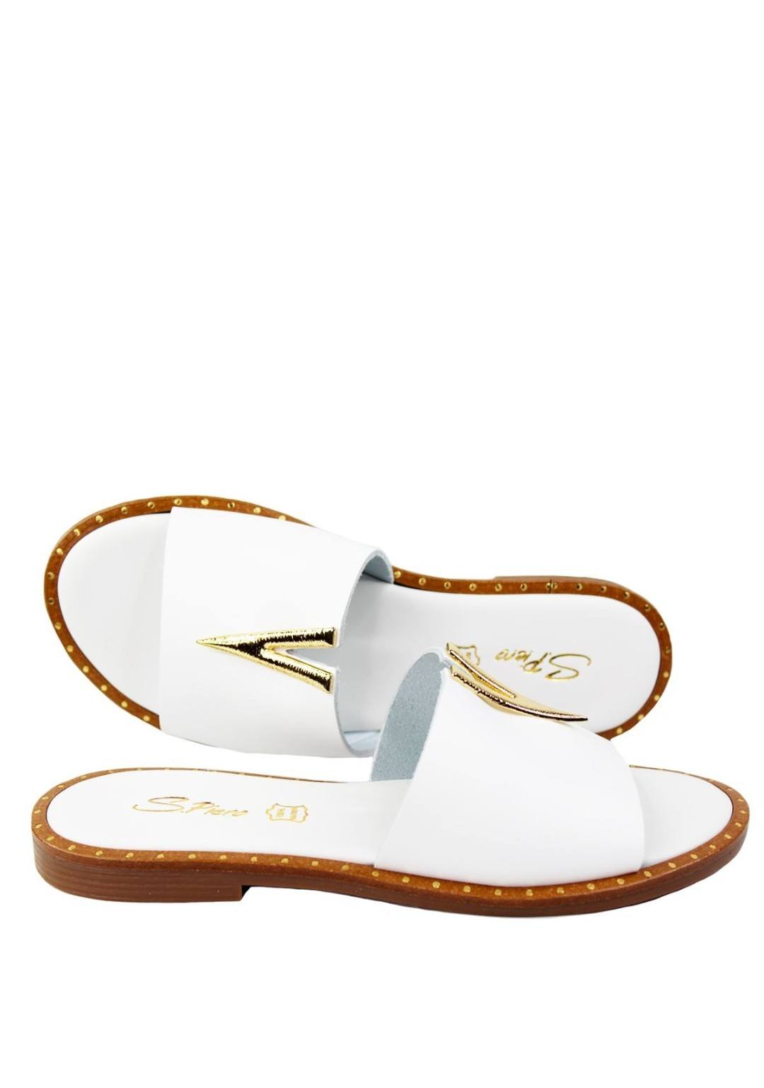 S.PIERO Ciabatta in pelle Donna