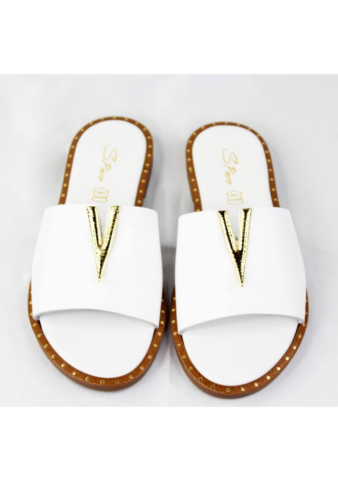 S.PIERO Ciabatta in pelle Donna