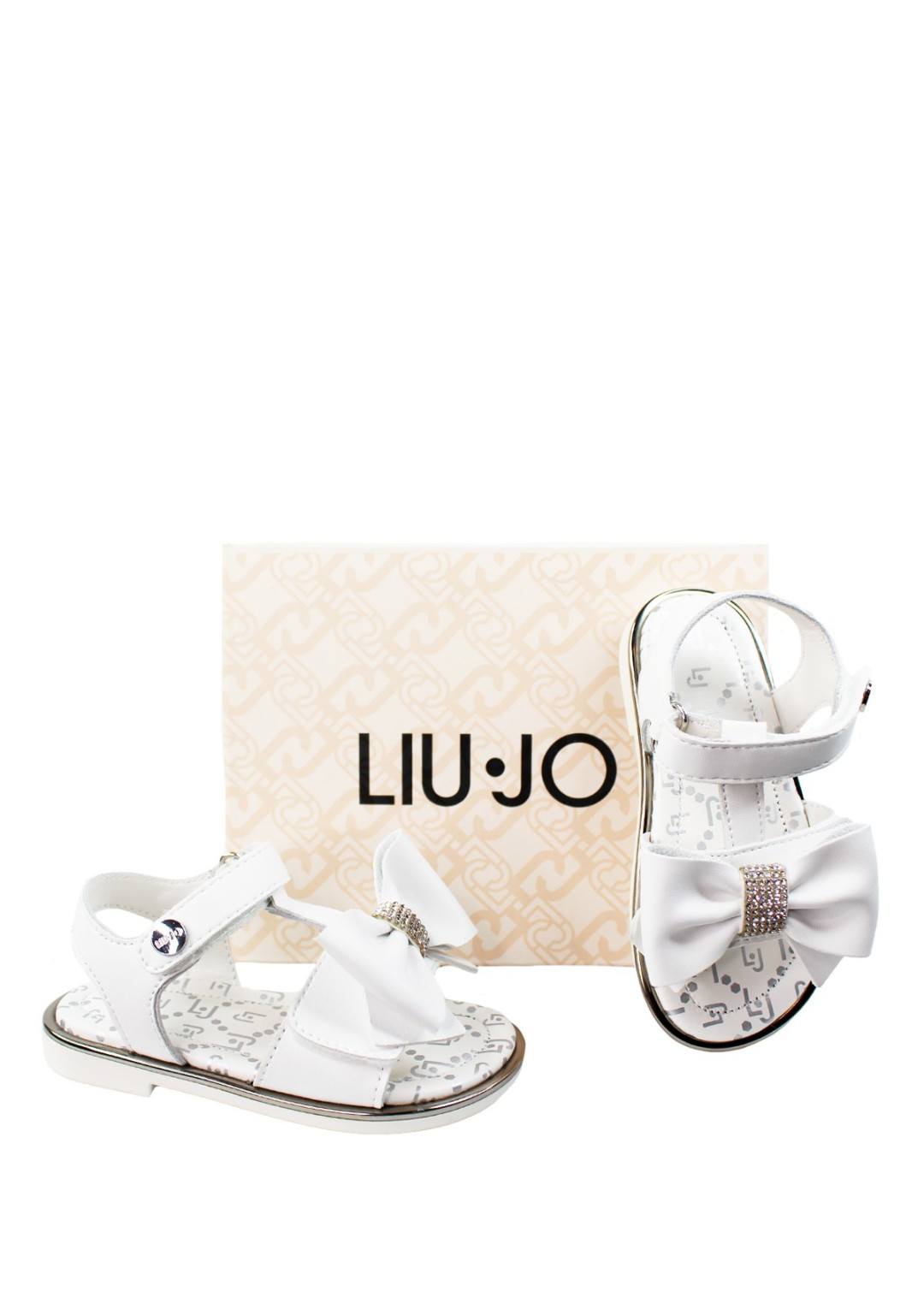 LIU JO Sandali con fiocco gioiello Bimba