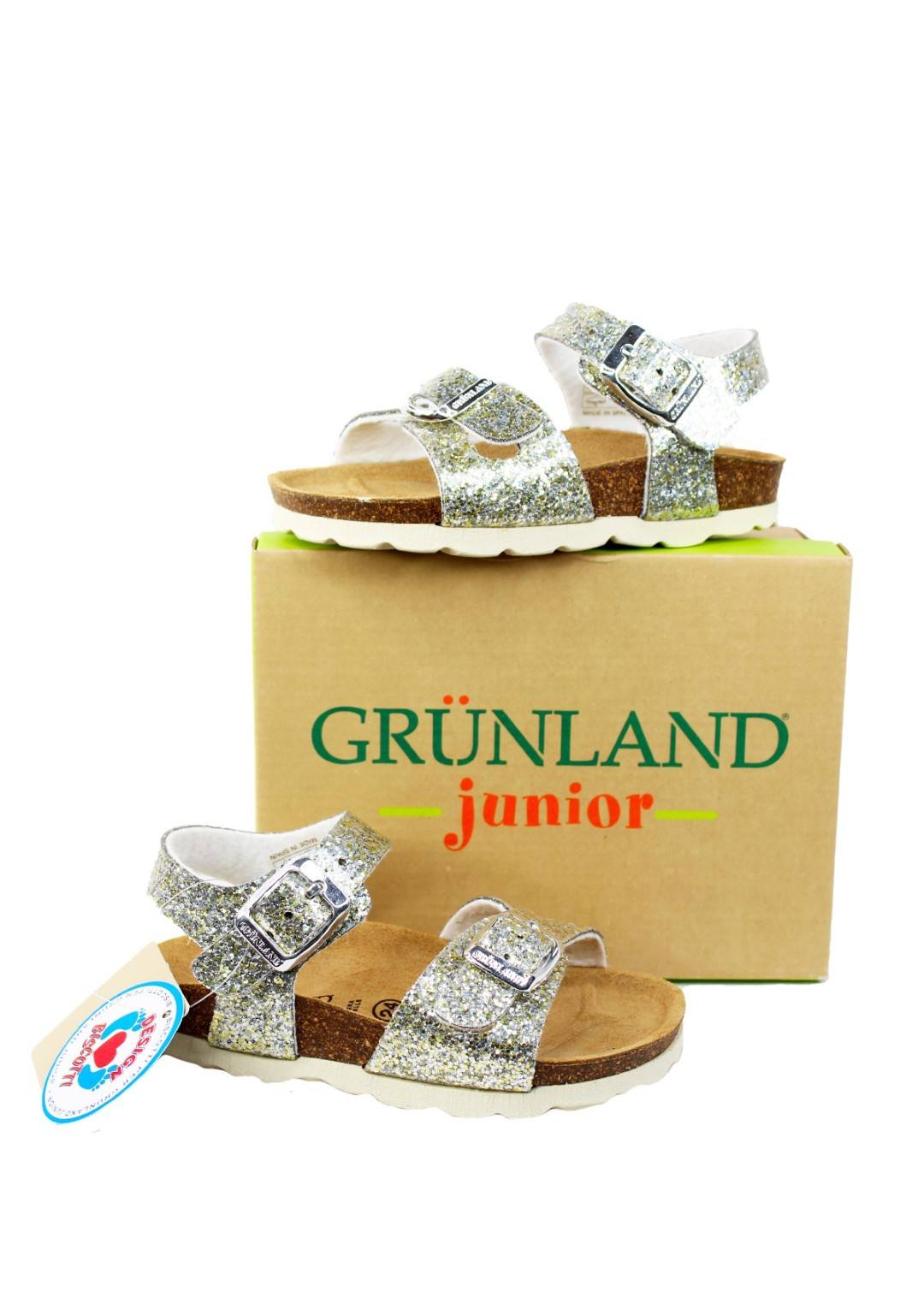 GRUNLAND JUNIOR Sandalo luce Bambina 24/35