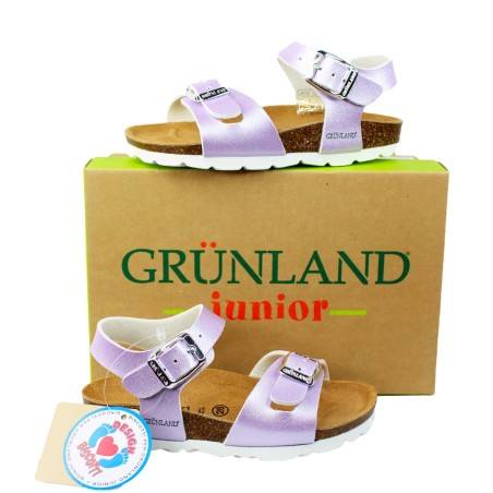 GRUNLAND JUNIOR Sandalo perlato Bambina 26/35