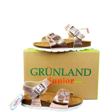 GRUNLAND JUNIOR Sandalo perlato Bambina 26/35