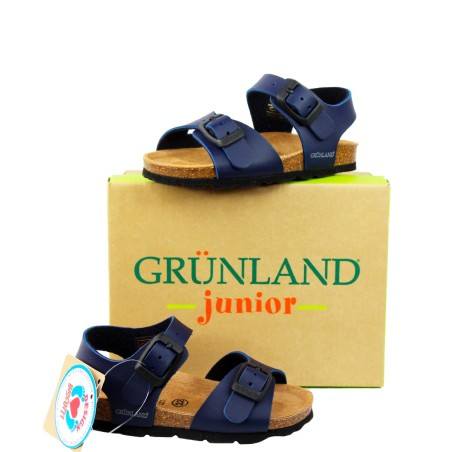 GRUNLAND JUNIOR Sandalo due fibbie Bambino 19/25