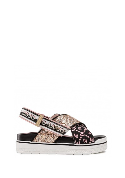 LIU JO Sandalo incrocio glitter Bimba 30/34