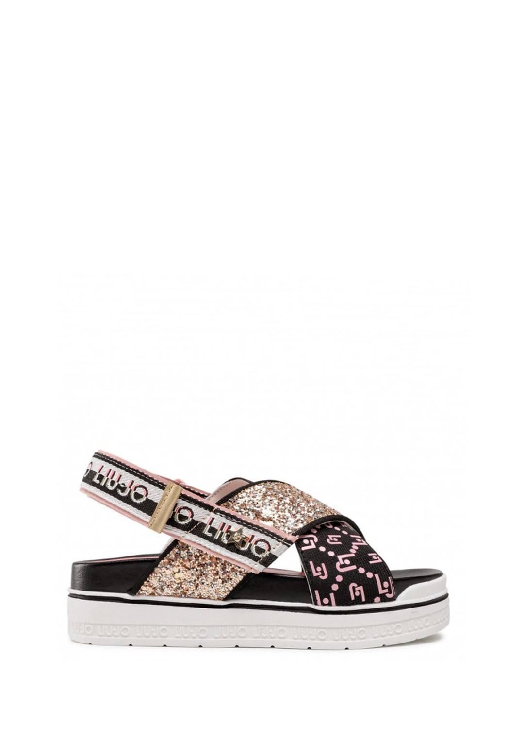 LIU JO Sandalo incrocio glitter Bimba 30/34