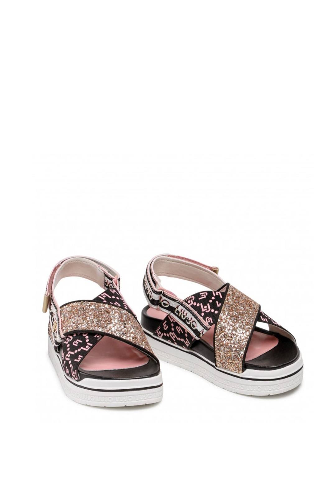 LIU JO Sandalo incrocio glitter Bimba 30/34