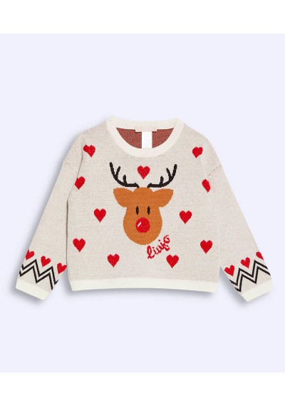LIU JO Maglioncino Christmas Bambina