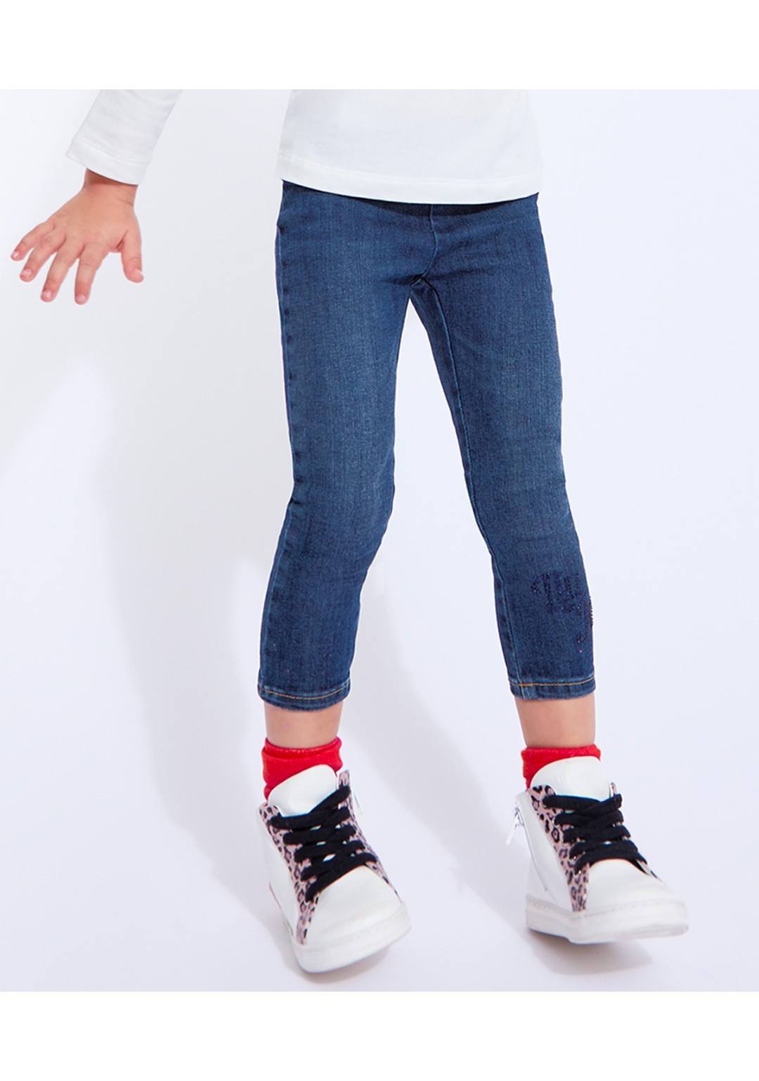 LIU JO Leggings in denim Bambina