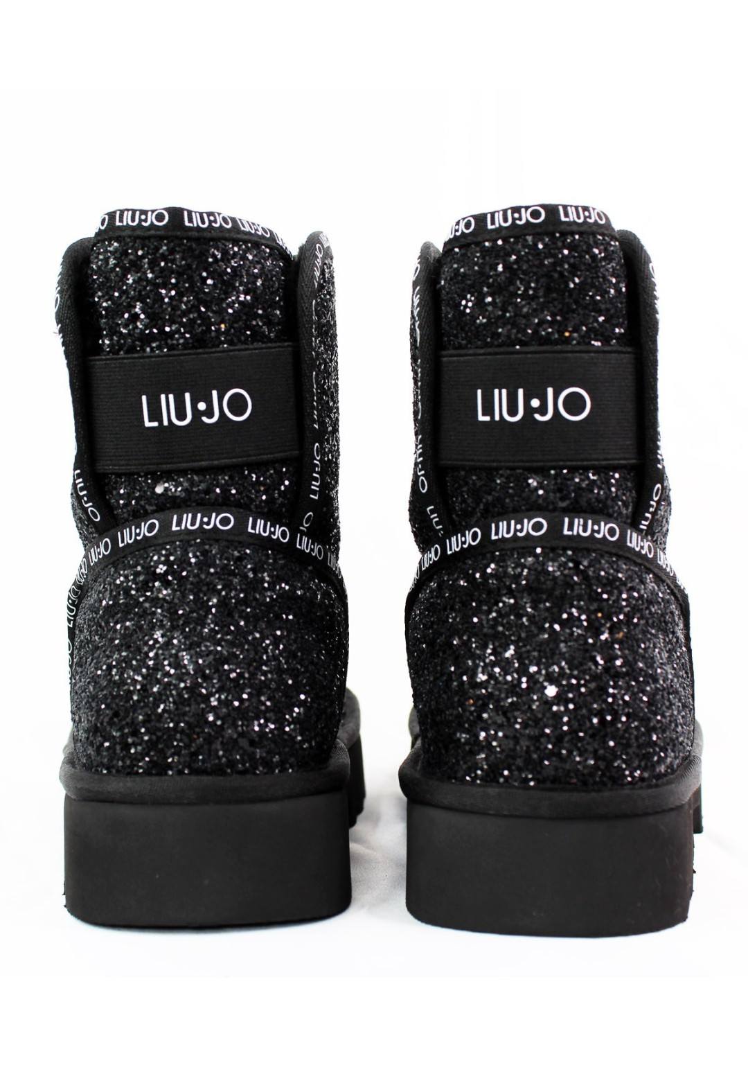 LIU JO Stivaletto glitter con pelliccia