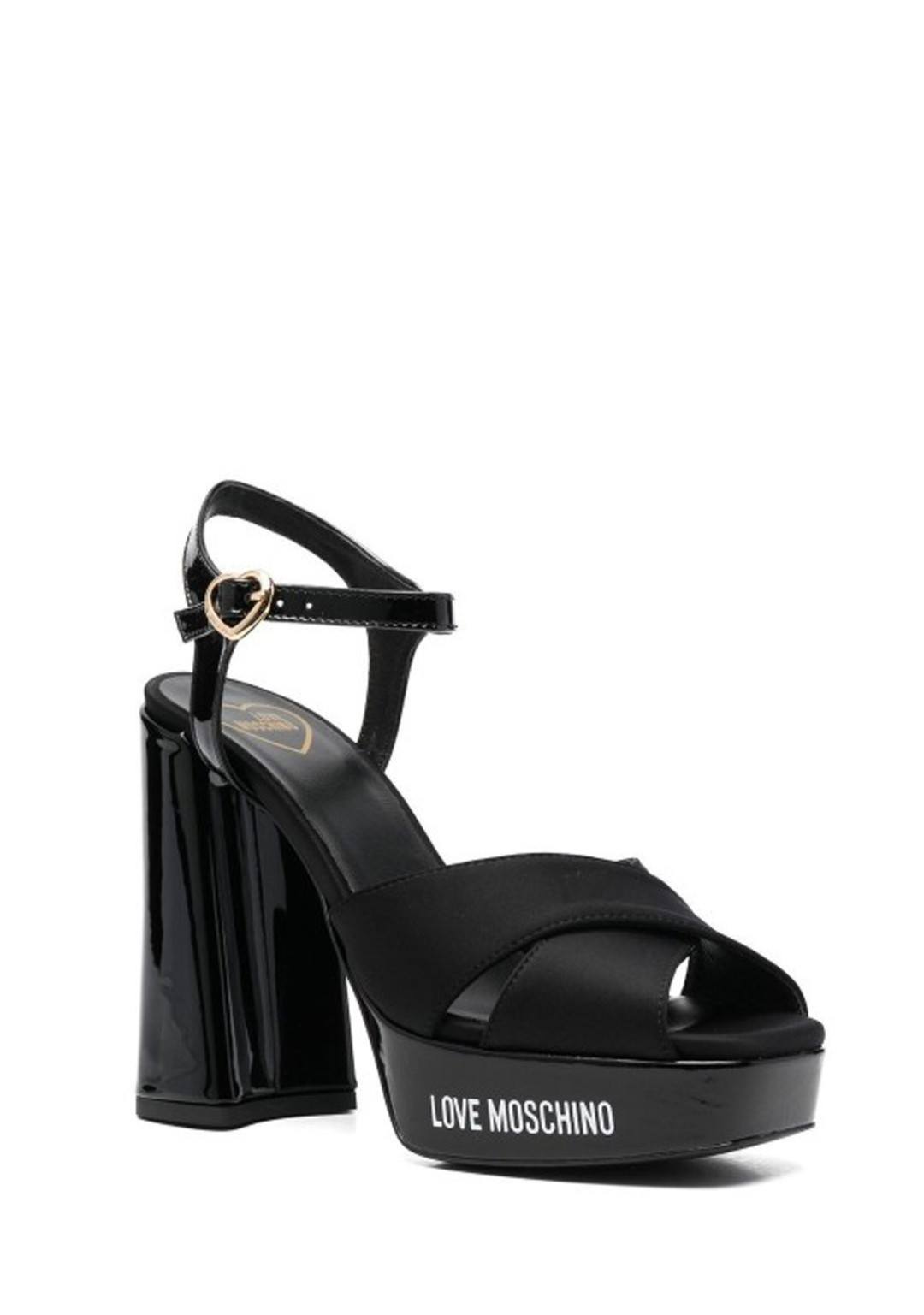 LOVE MOSCHINO - Sandalo Incrocio - Donna - JA1605C N