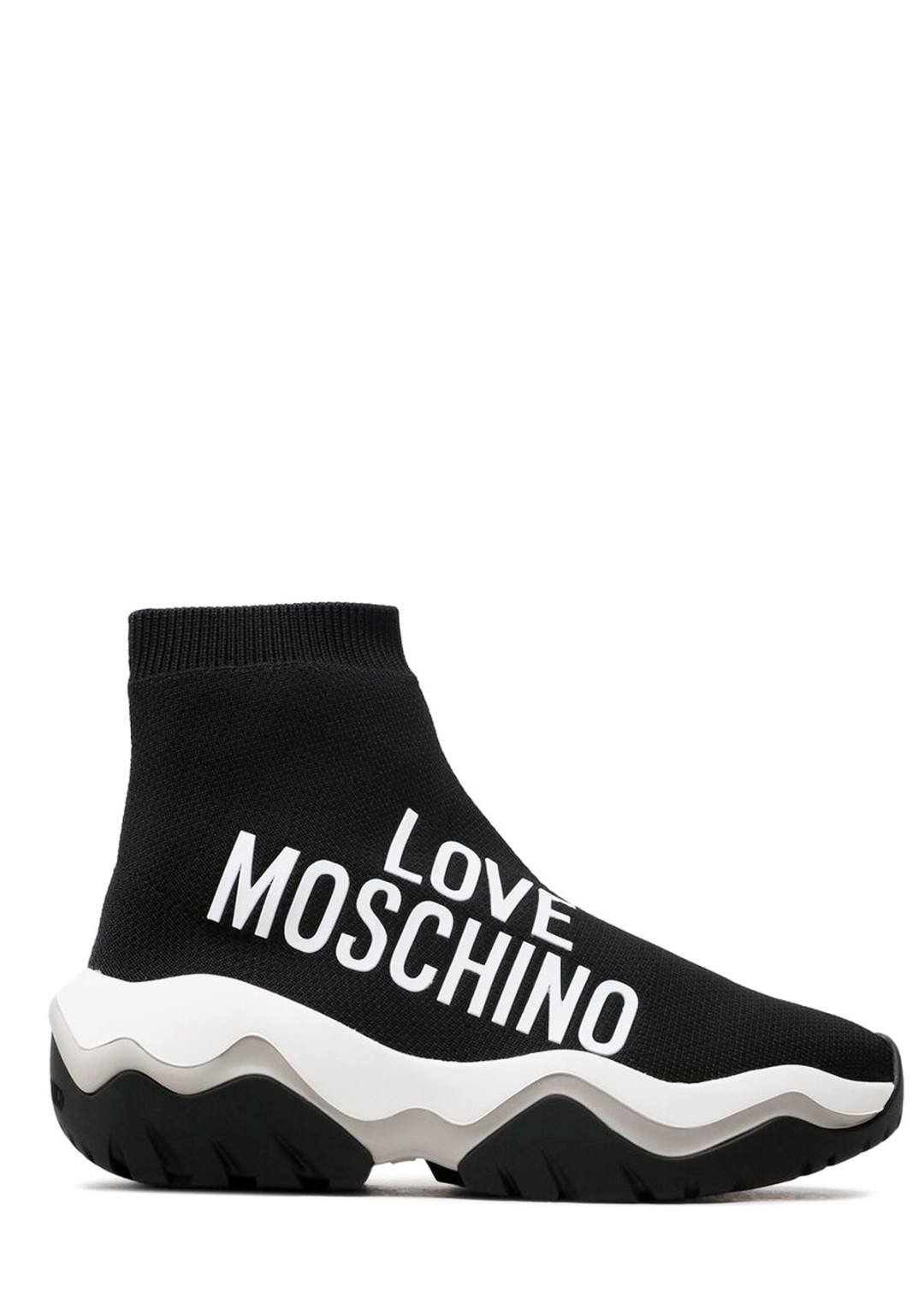 LOVE MOSCHINO Calzino Scritta Donna JA15564G0GIZQ000