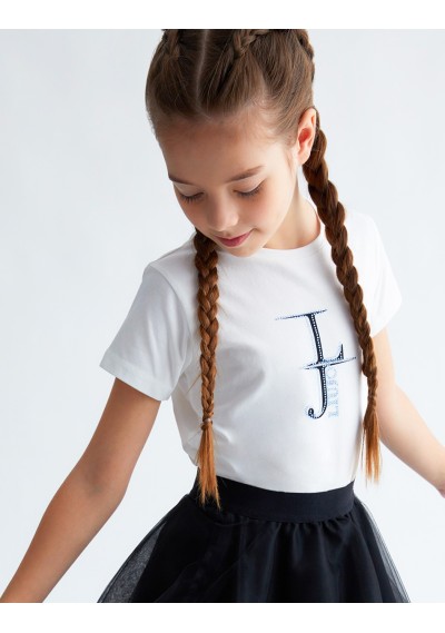 LIU JO - Logo Brillantini - Bambine e ragazze - GA3046 J5003 B