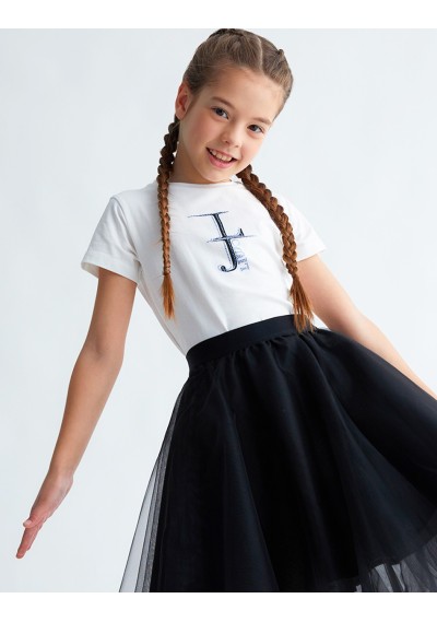 LIU JO - Logo Brillantini - Bambine e ragazze - GA3046 J5003 B