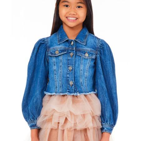 LIU JO - Giubbotto Denim - Bambine e ragazze - GA3115