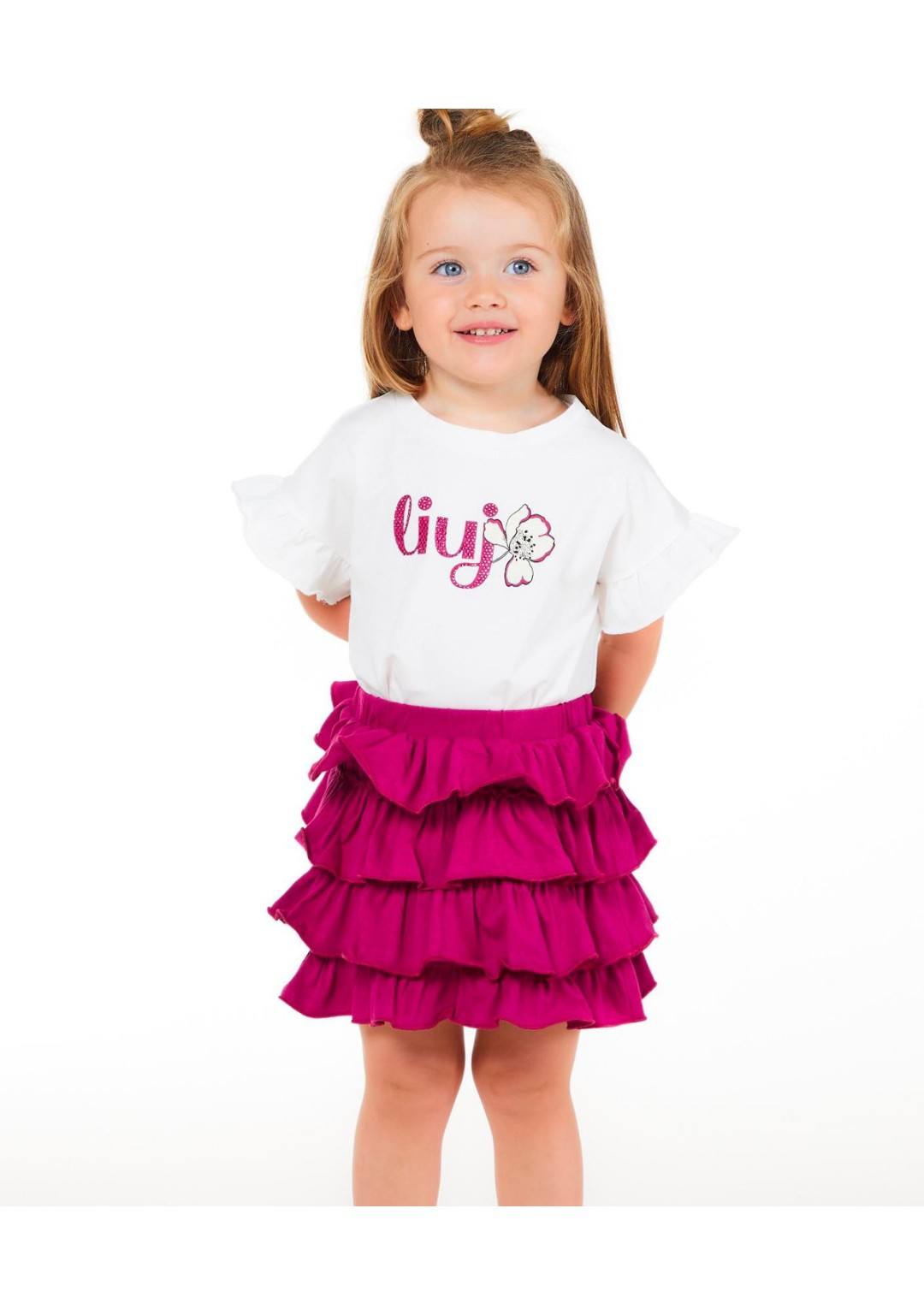 LIU JO - T-Shirt e Gonna - Bimba - KA3151