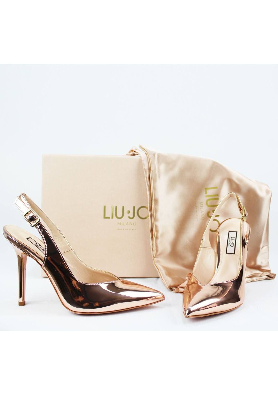 LIU JO Décolleté in pelle specchio