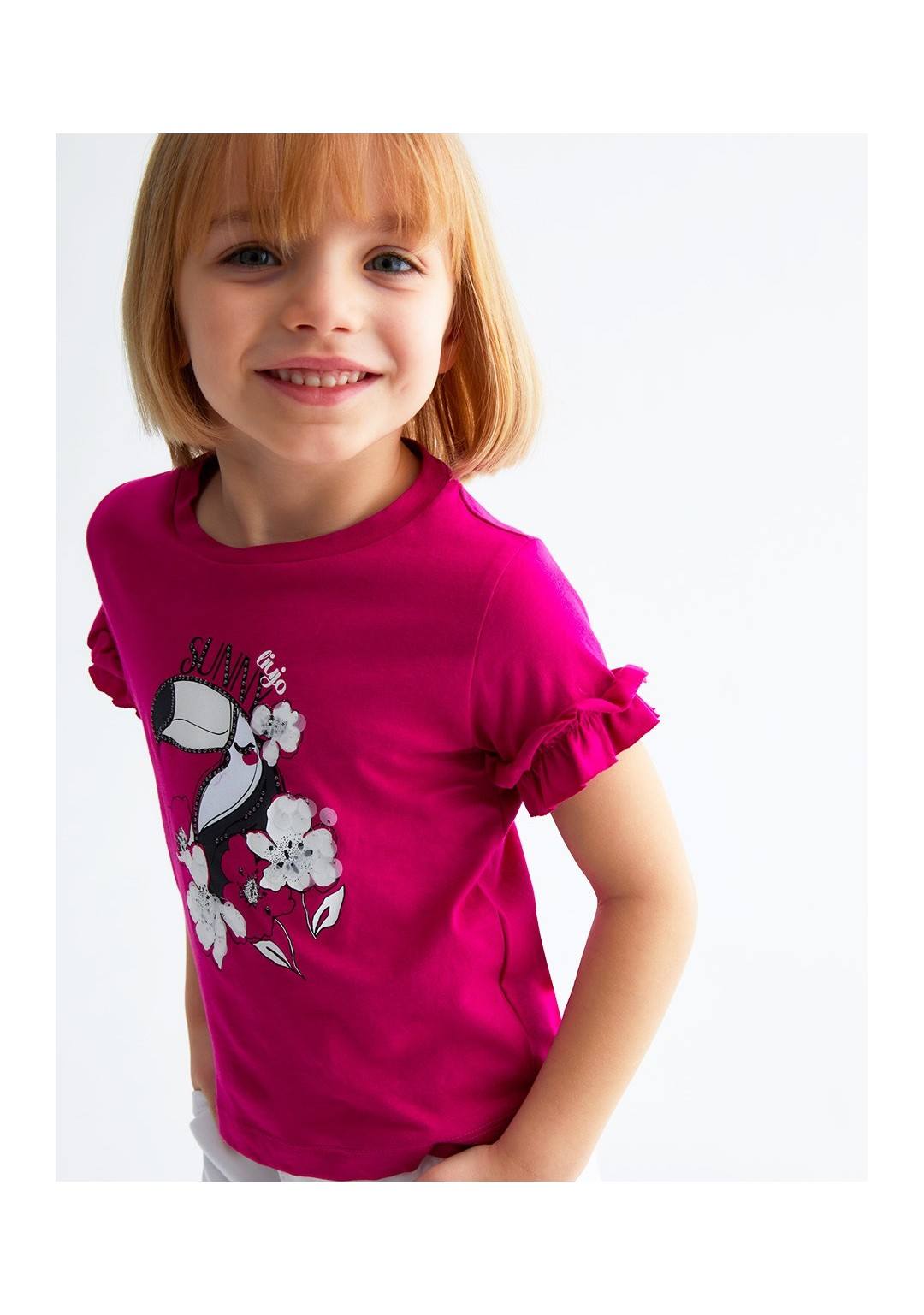 LIU JO T Shirt Pellicano Bambine e ragazze KA3144 J5923