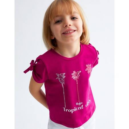 LIU JO - T-Shirt Palme - Bambine e ragazze - KA3143 J5003