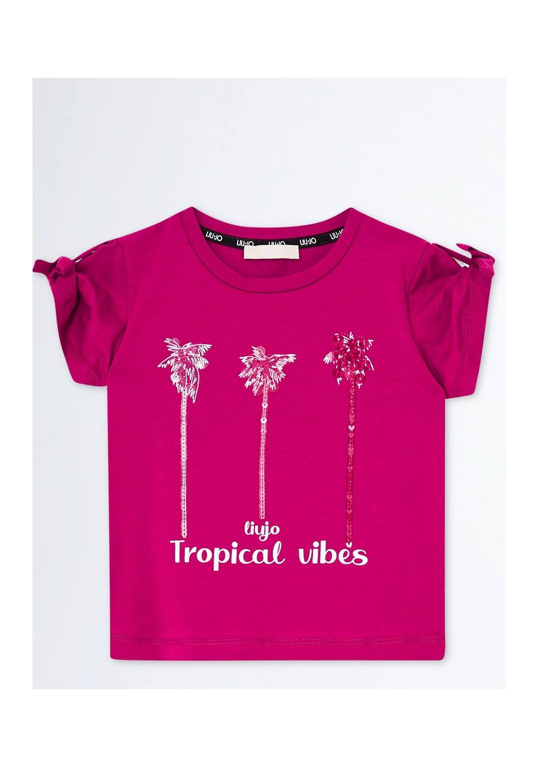 LIU JO - T-Shirt Palme - Bambine e ragazze - KA3143 J5003