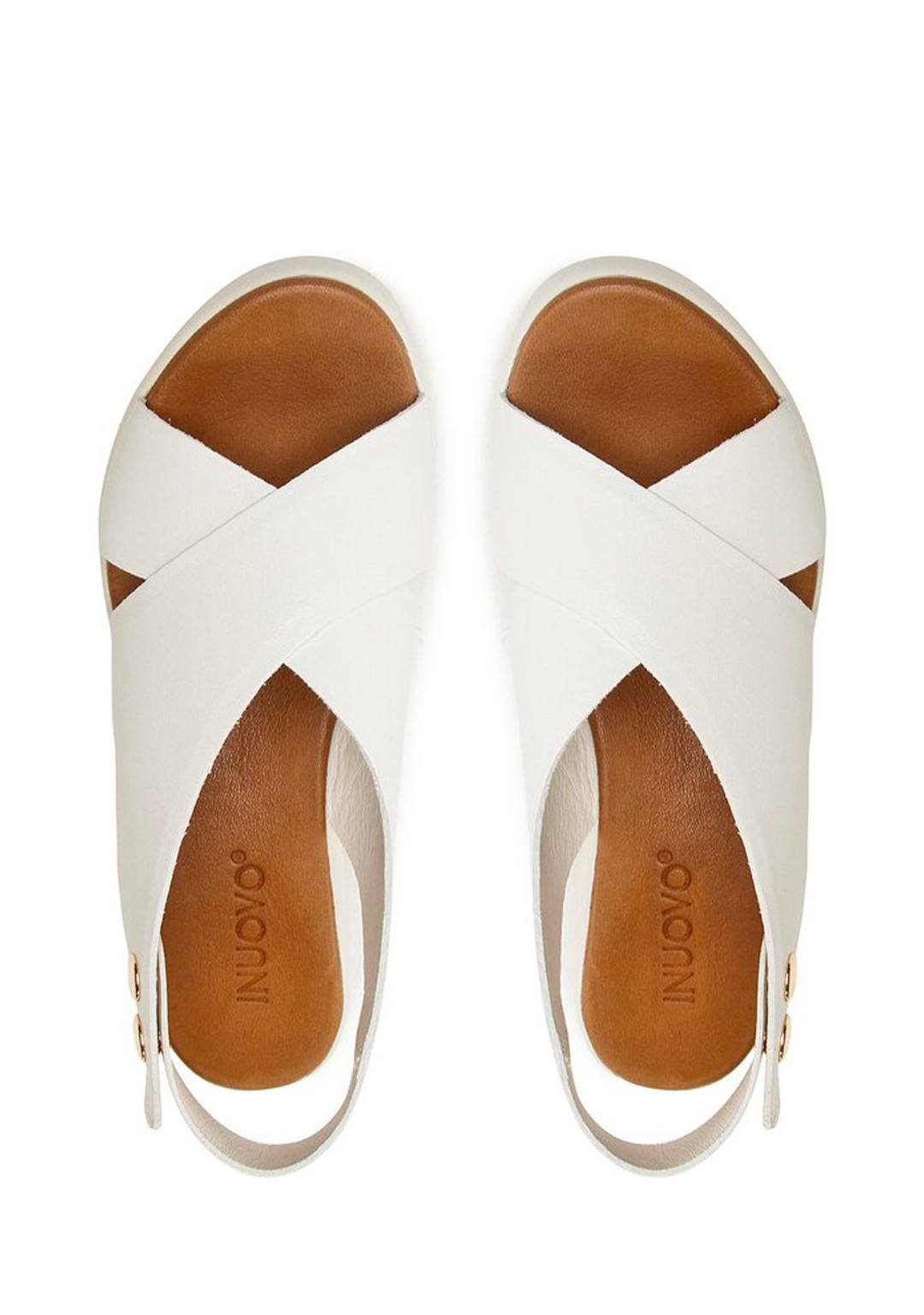 Inuovo - Zeppa Incrocio - Donna - 123031 C