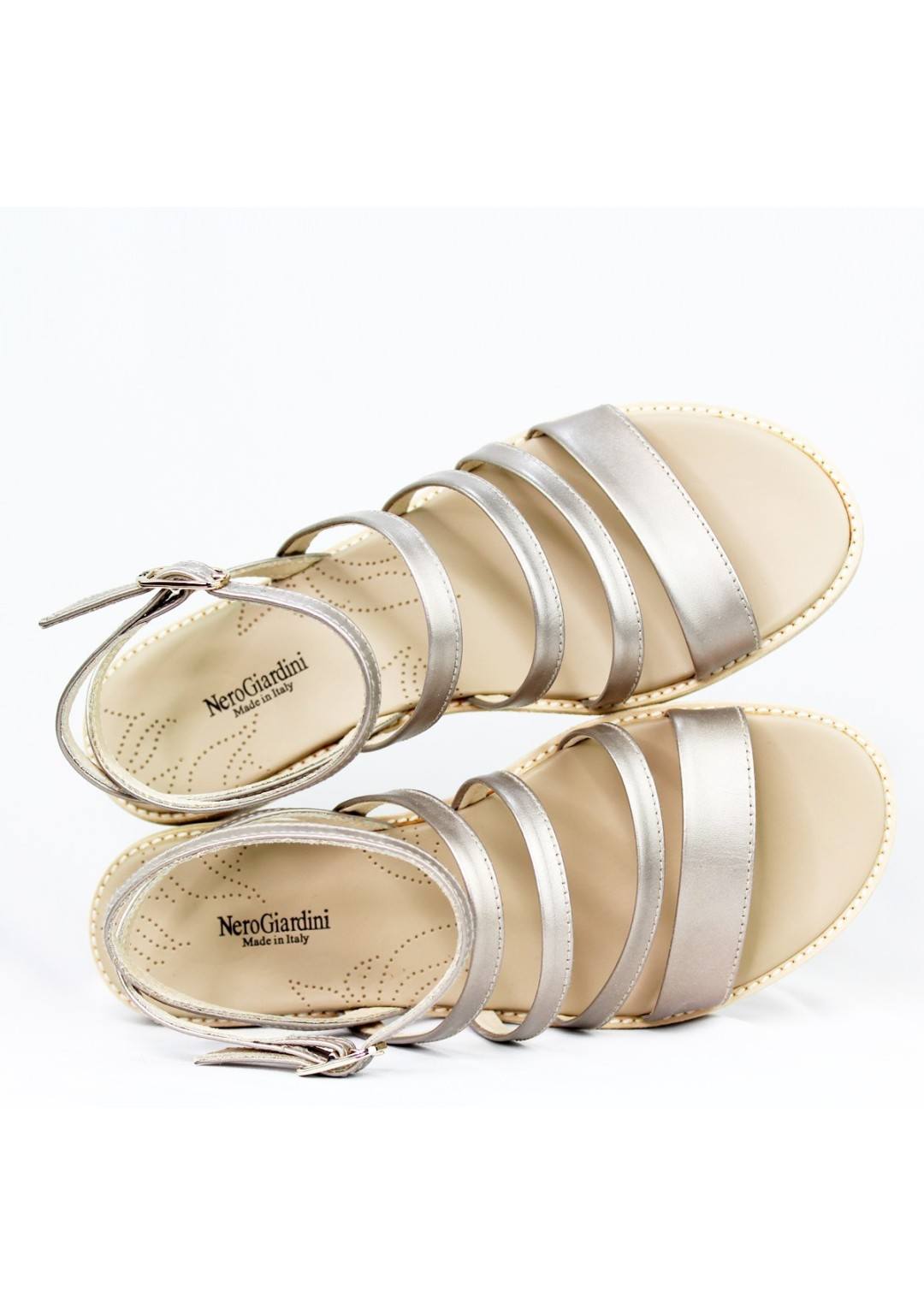 NEROGIARDINI - Sandalo Fascette - Donna - 491D