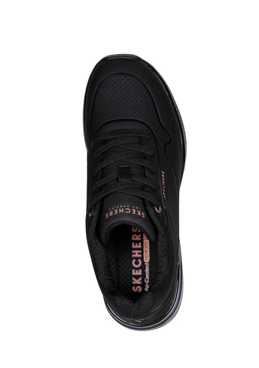 Skechers - Sneaker zeppa - Donna - 155401/BBK