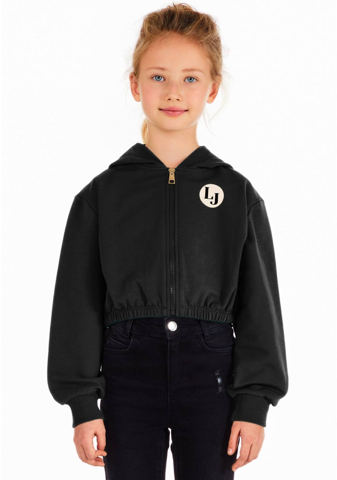 LIU JO - Felpa Logo Zip - Bambine e ragazze - GF3116 F0939 N