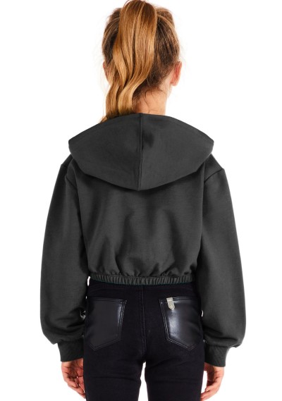 LIU JO - Felpa Logo Zip - Bambine e ragazze - GF3116 F0939 N