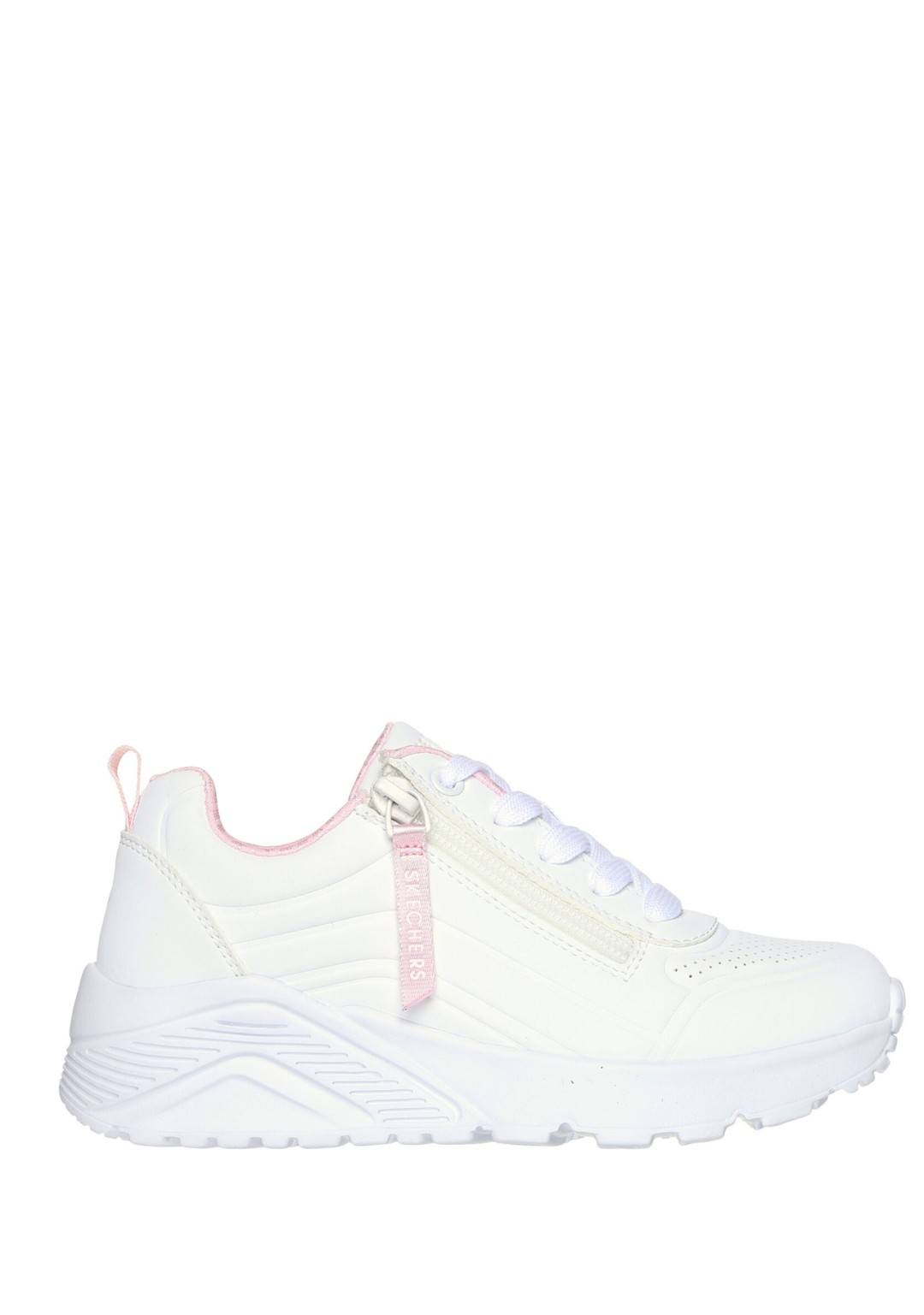 Skechers - Uno Lite Zip - Bambine e ragazze - 310387L/WHT