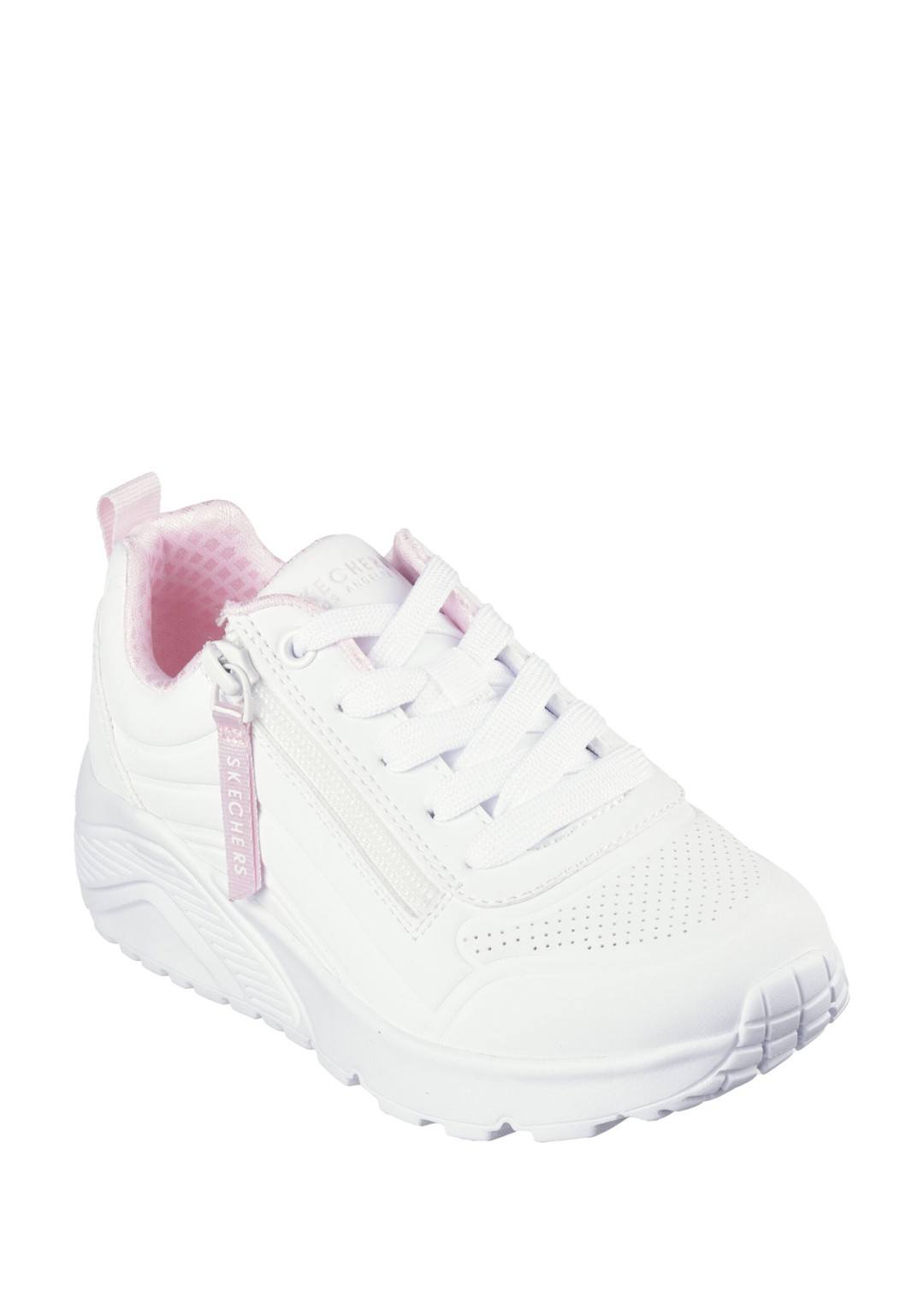 Skechers - Uno Lite Zip - Bambine e ragazze - 310387L/WHT