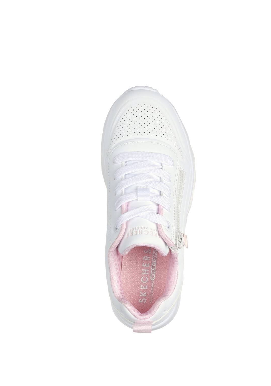 Skechers - Uno Lite Zip - Bambine e ragazze - 310387L/WHT