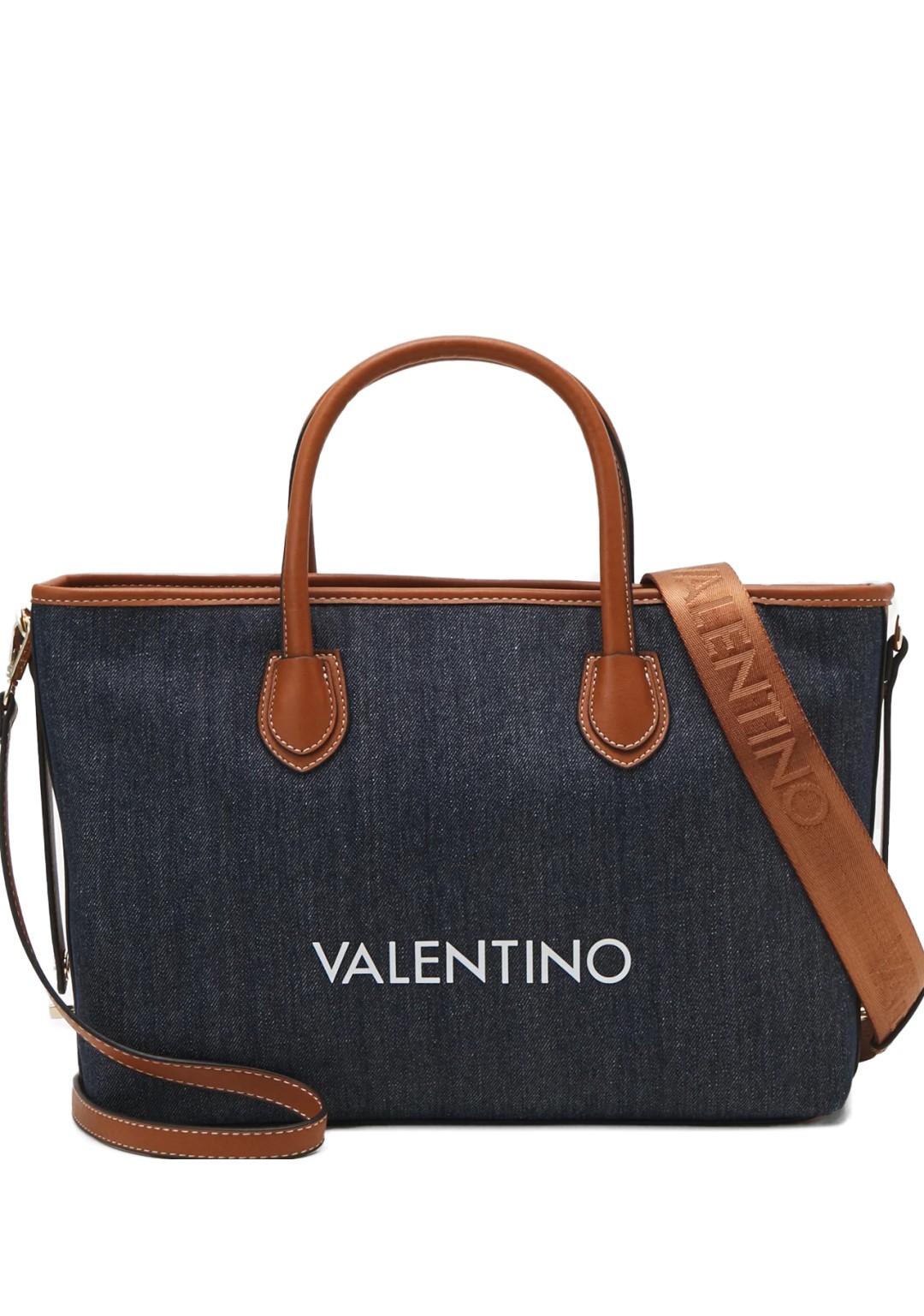 Valentino - Shopper jeans - Donna - Leith Re 02D