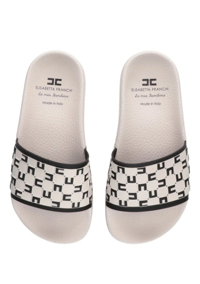 Elisabetta Franchi - Ciabatta Logata - Bambine e ragazze - F3A0-E0075 1745A257