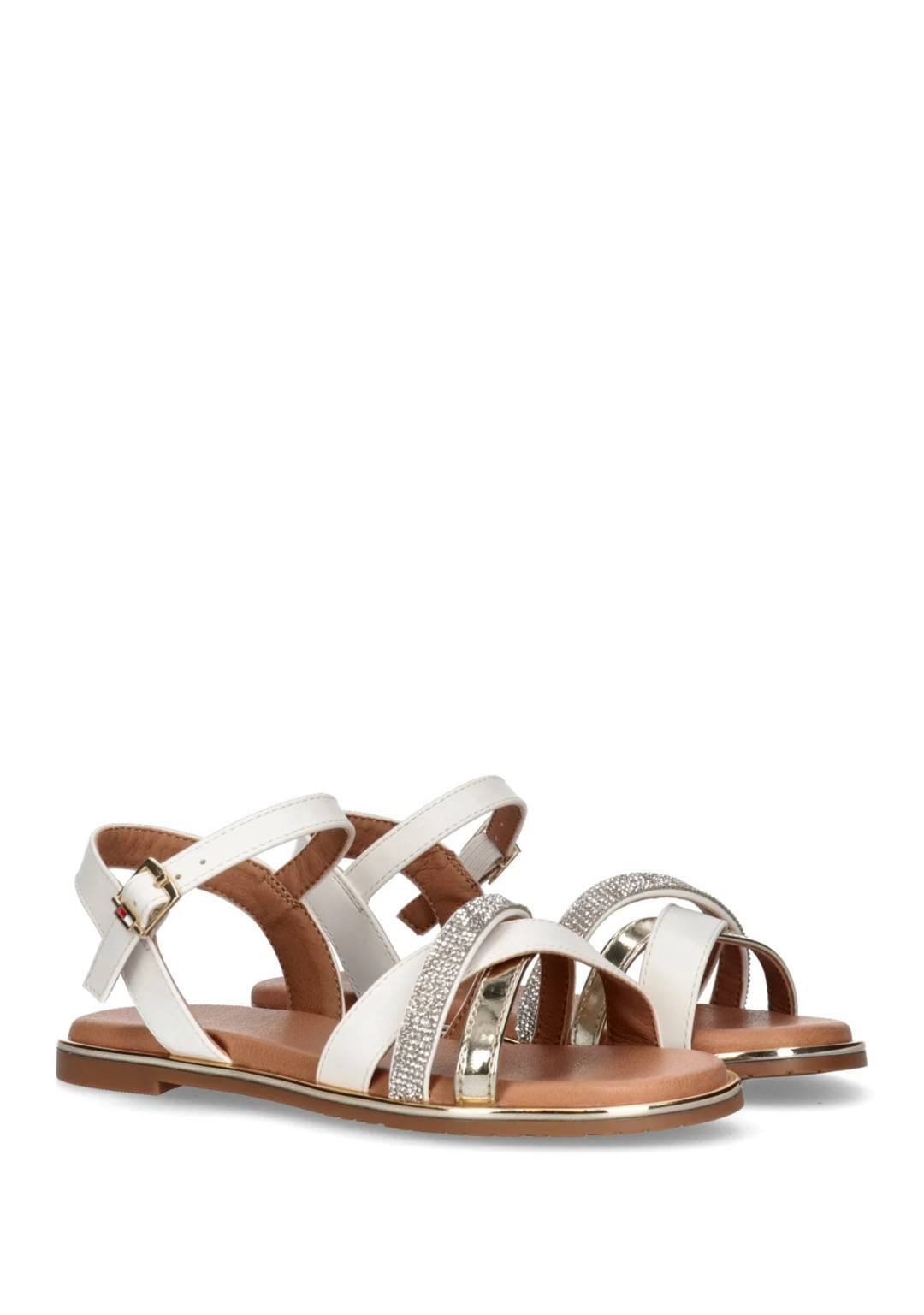 TOMMY HILFIGER - Sandalo Incrocio - Bambine e ragazze - T3A2-33252 B
