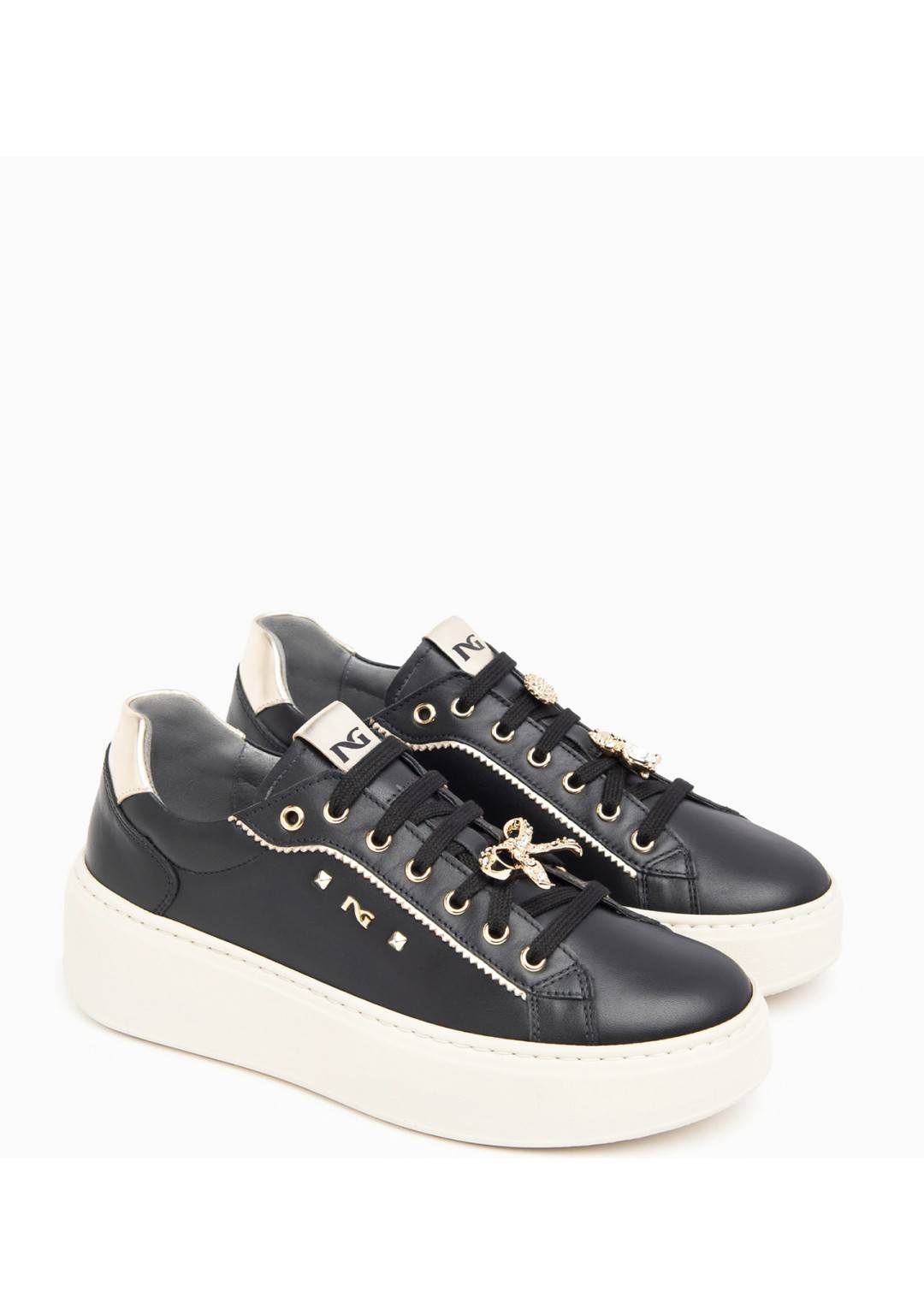 NEROGIARDINI - Sneaker fiocco - Donna - 621D