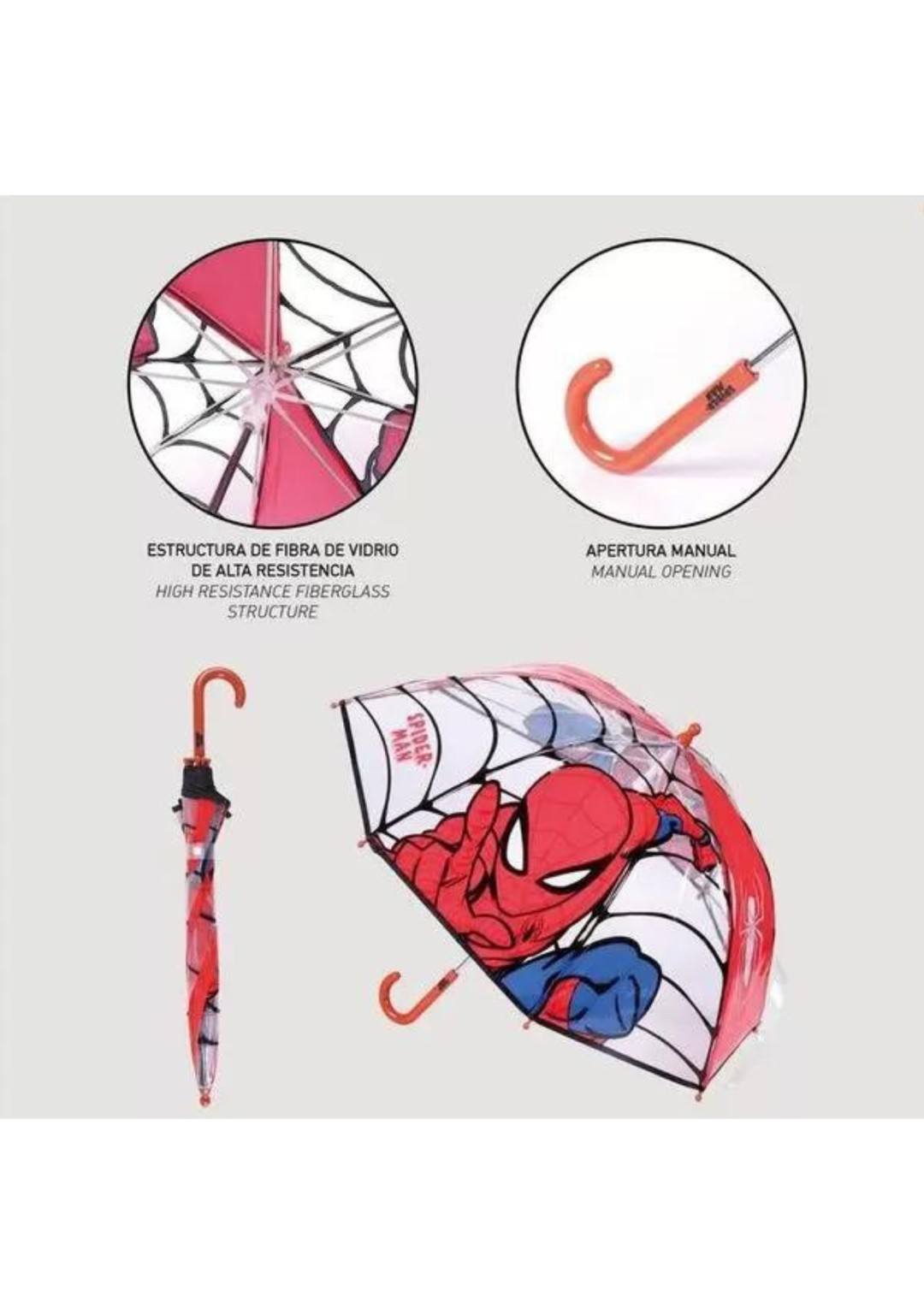 Chicco - Ombrello Spider-man - Bambine e ragazze - 01072001000000 R