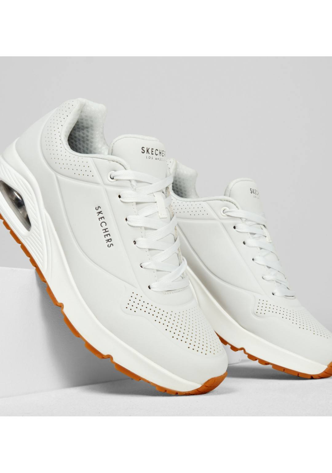 Skechers Sneaker LosAngeles Uomo 52458 WHT