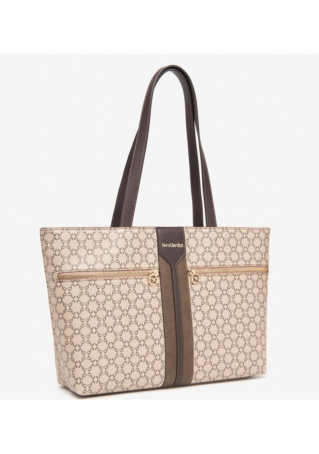NEROGIARDINI - Shopper Logata - Donna - 3840D