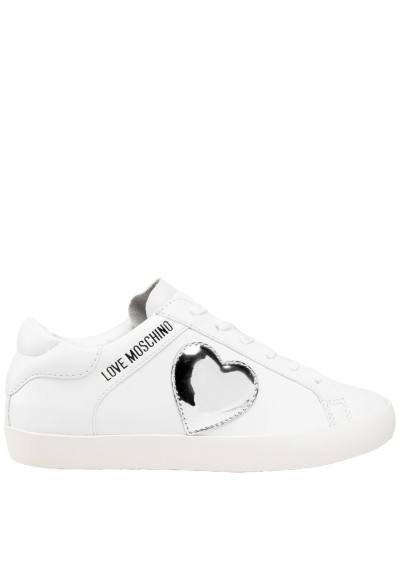 LOVE MOSCHINO - Sneakers bassa cuore - Donna - 010A