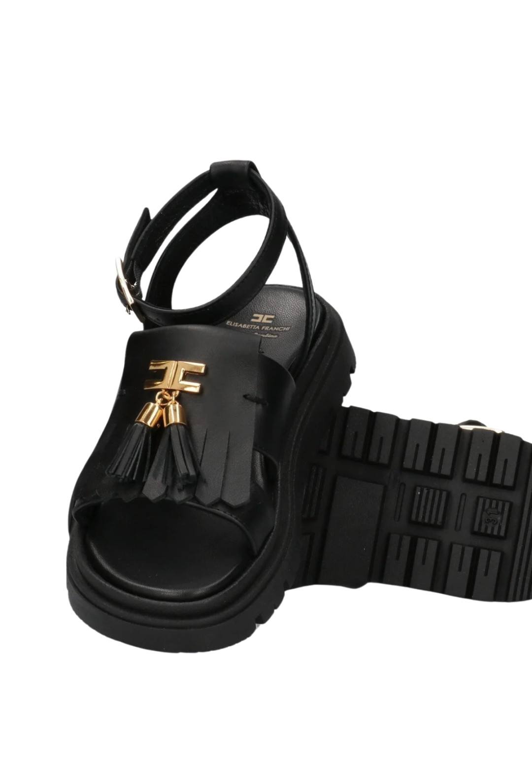 Elisabetta Franchi - Sandalo frange - Donna - F4A2-E0300 N
