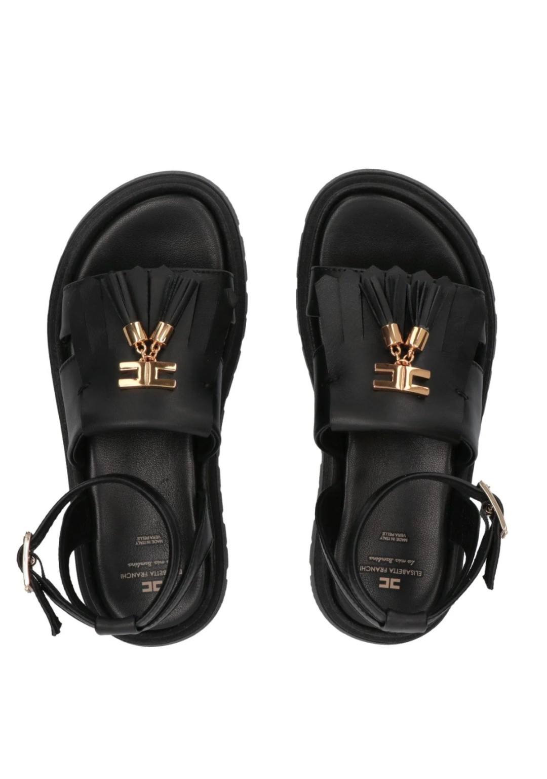 Elisabetta Franchi - Sandalo frange - Donna - F4A2-E0300 N
