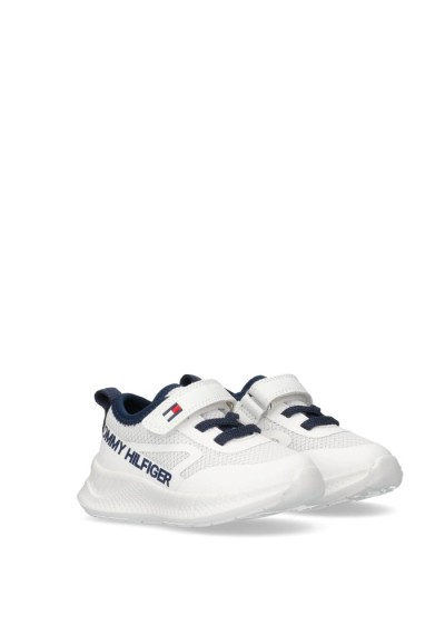 TOMMY HILFIGER - Sneaker Stripe - Bimbo - T1B9-33868-1756X336