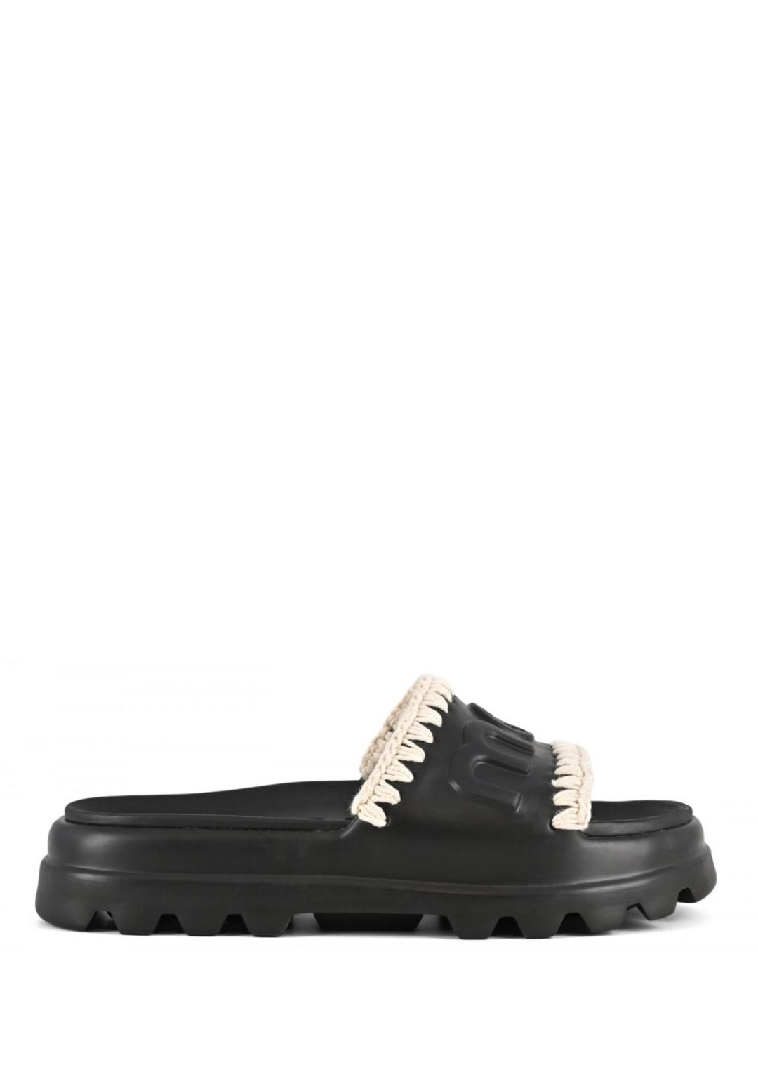 Mou - Ciabatta logo - Donna - MU.SW661000 N